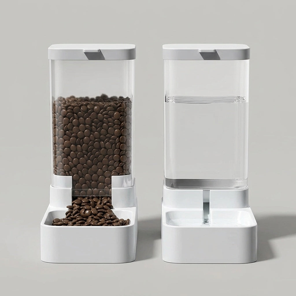 Automatic Pet Feeder with Water Dispenser