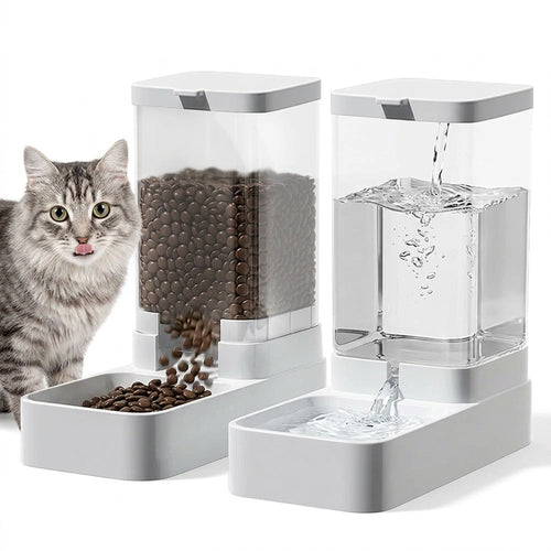 Automatic Pet Feeder with Water Dispenser